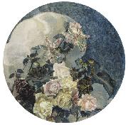 Roses and Orchids,, Mikhail Vrubel